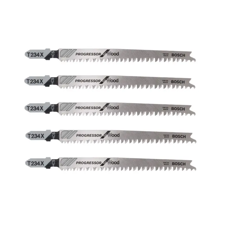 Bosch Stichsägeblätter T 234 X 5 Stück 2608633528 für Weichholz Spanplatten Schneller Versand