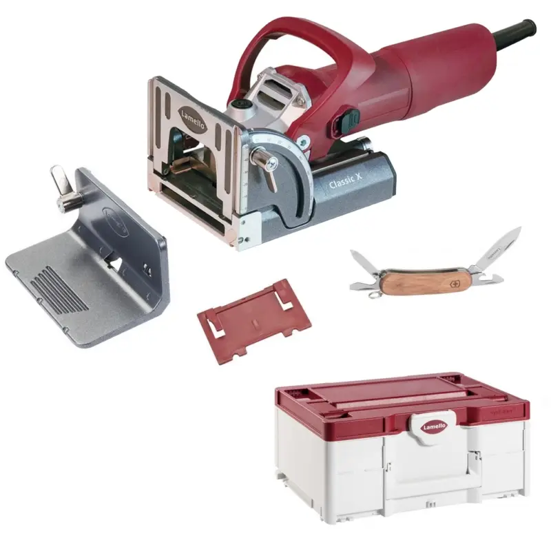 Günstig Lamello Nutfräsmaschine Classic X mit Systainer Lamello-Taschenmesser 10600DS1