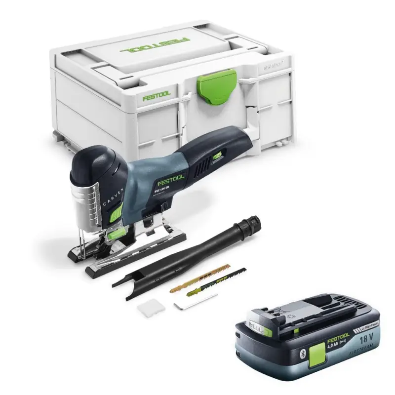 Festool Akku-Pendelstichsäge PSC 420 EB-Basic + BP 18 Li 4,0 HPC-ASI 577026 Schnäppchen