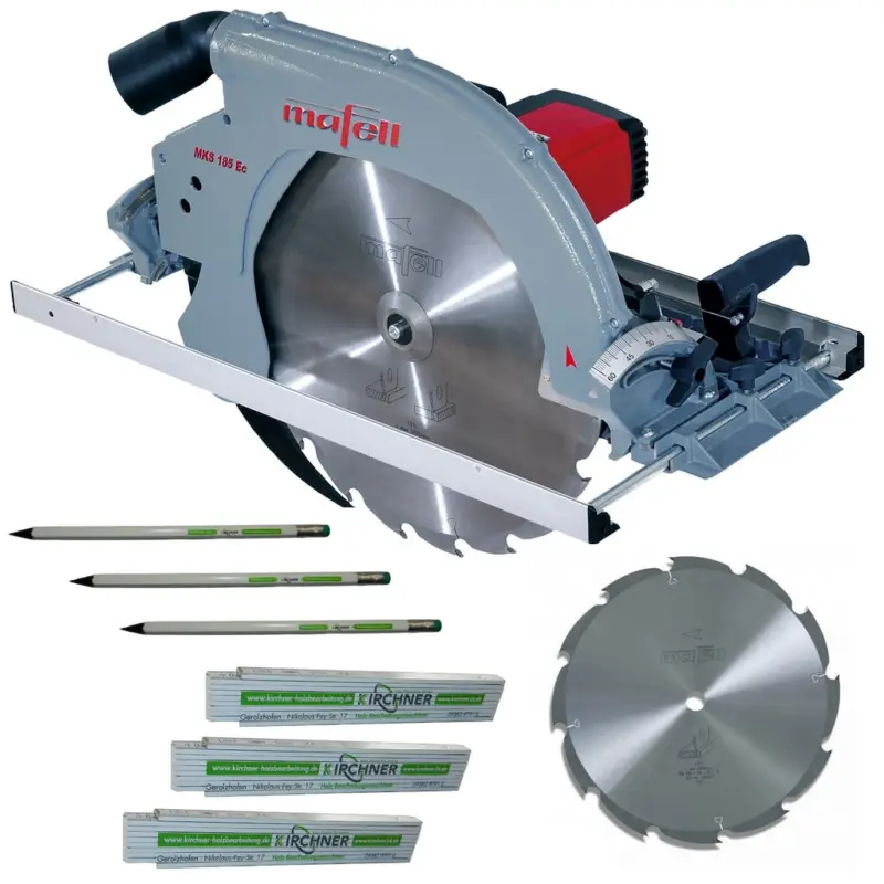 Ausverkauf Mafell Handkreissäge MKS185Ec 230V + HM-Blatt Z12 + 3x Zollstock+ 3x Bleistift