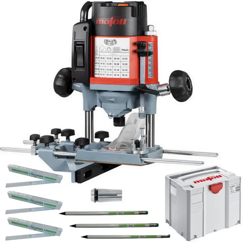 Mafell Oberfräse LO 65 Ec MaxiMax + Spannzange 12mm + 3x Maßstab + 3x Bleistift Abverkauf