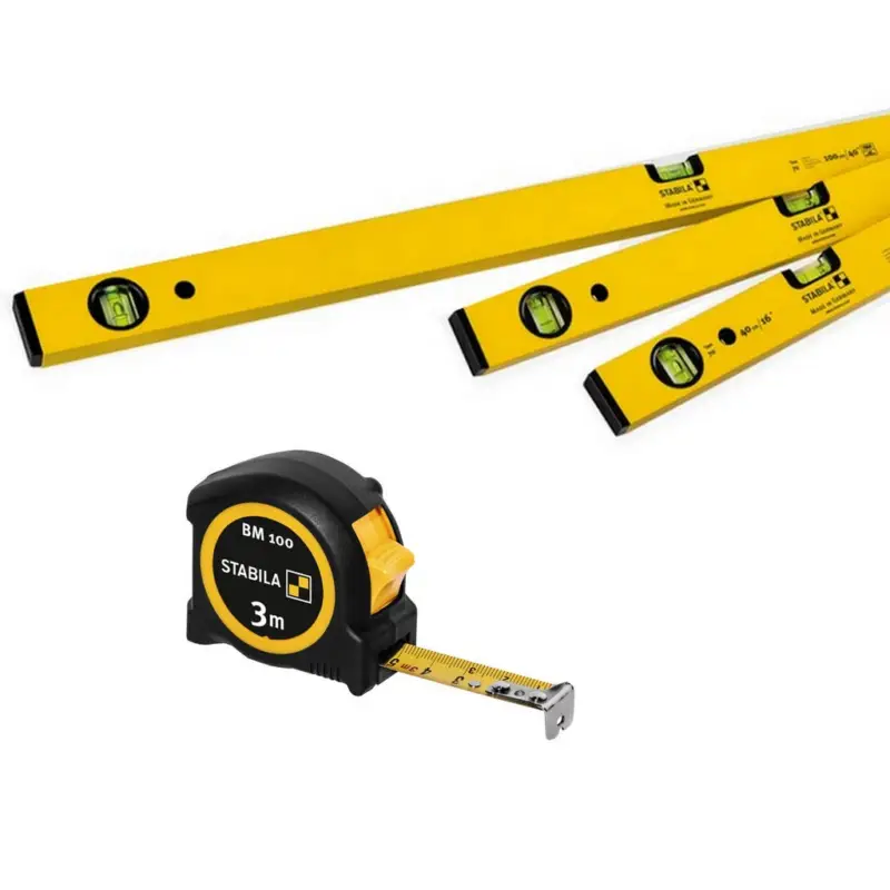 Stabila Leichtmetallwasserwaage Set CLASSIC 70 3-teilig + Taschenbandmaß BM 100 Angebot