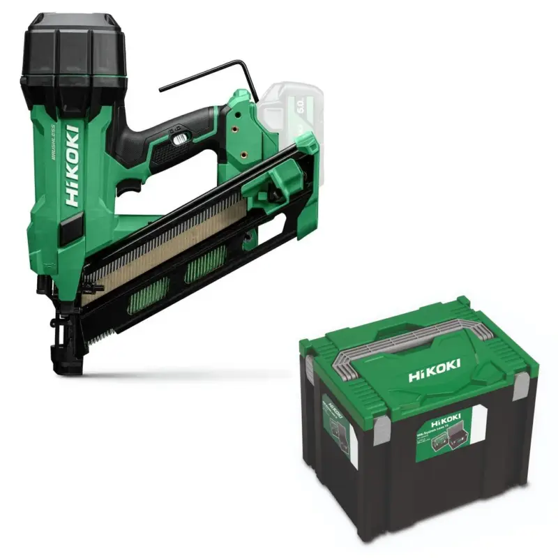 HiKOKI Akku Streifennagler NR1890DCAW9Z Solo 18V 90mm 30 - 34° im Systemkoffer Expressversand