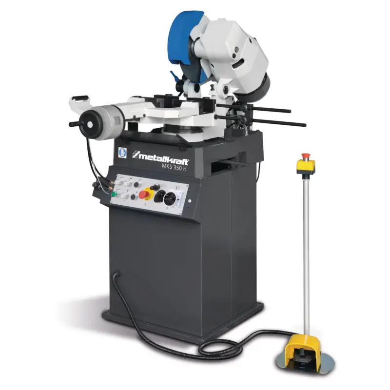 Preisknaller Halbautomatische Metallkreissäge Metallkraft MKS 350 H Aktions-Set 3620352SET