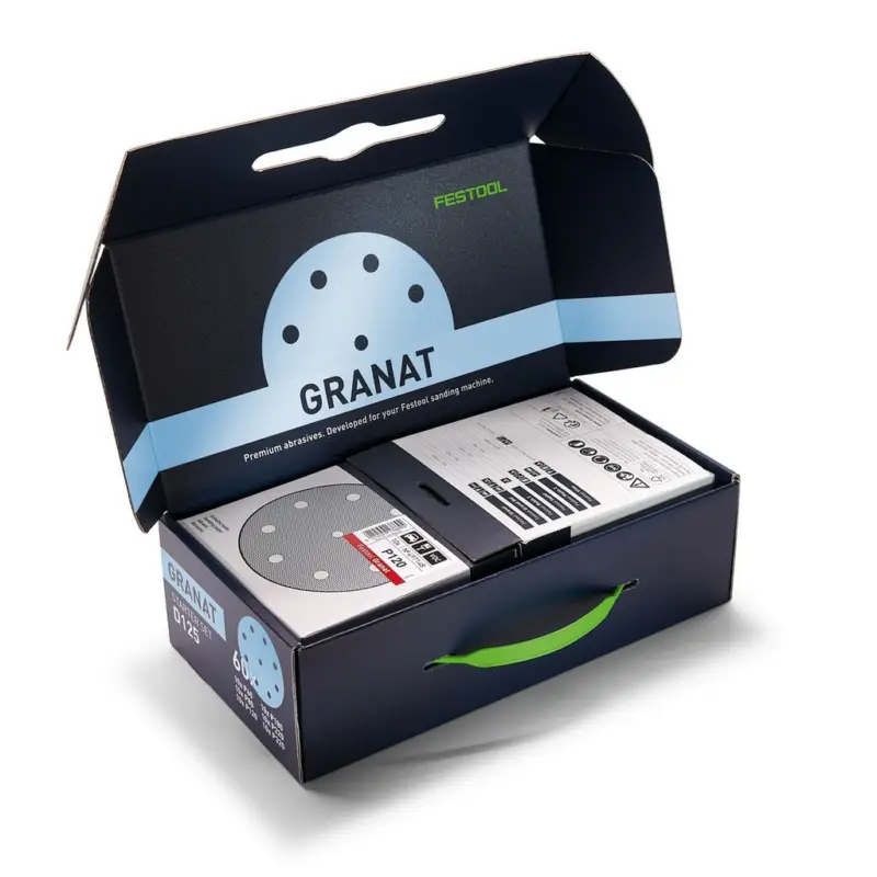 Festool Schleifmittel D125 GR Set P60 P80 P120 P180 P220 P320 578668 Wochenendangebot