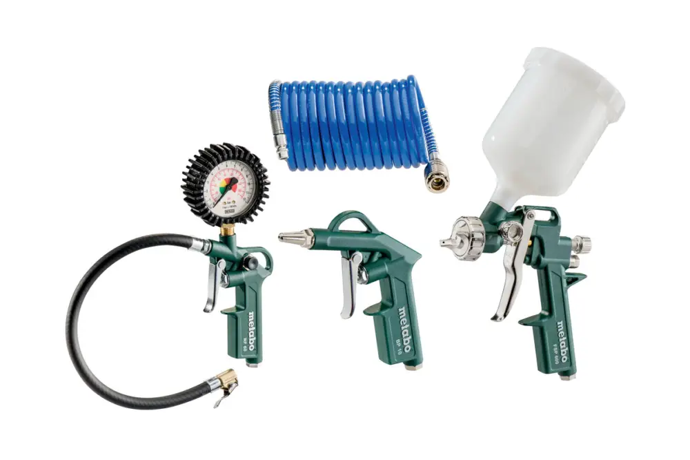 METABO Druckluft-Werkzeugset LPZ 4 Set 601585000 Karton Preisreduziert