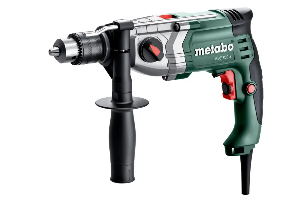 Sale METABO Schlagbohrmaschine SBE 800-2 601744510 Kunststoffkoffer