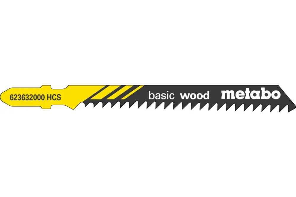 METABO 25 Stichsägeblätter "basic wood" 74/ 3,0 mm 623606000 Highlight