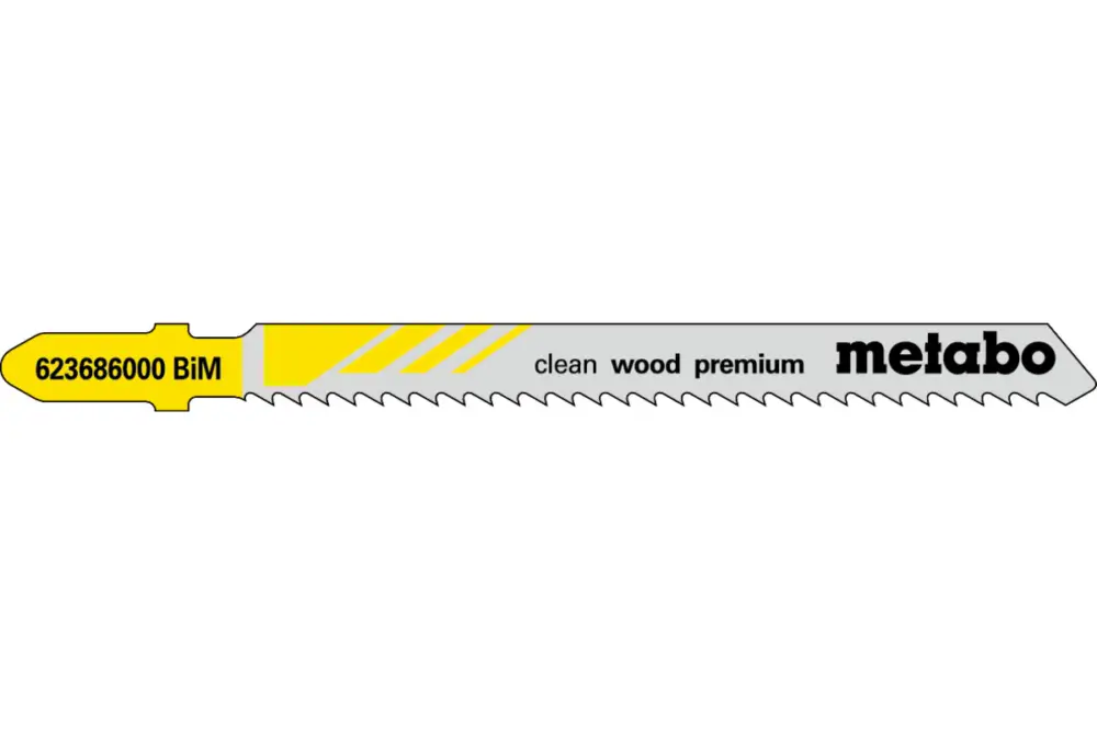 Must-Have METABO 5 Stichsägeblätter "clean wood premium" 74/ 2,5 mm 623686000