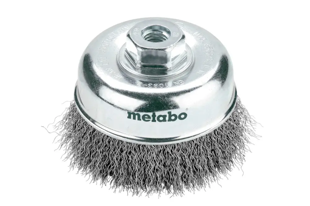 METABO Topfbürste 100x0,3 mm/ M 14, Stahl, gewellt 623719000 Zertifiziert