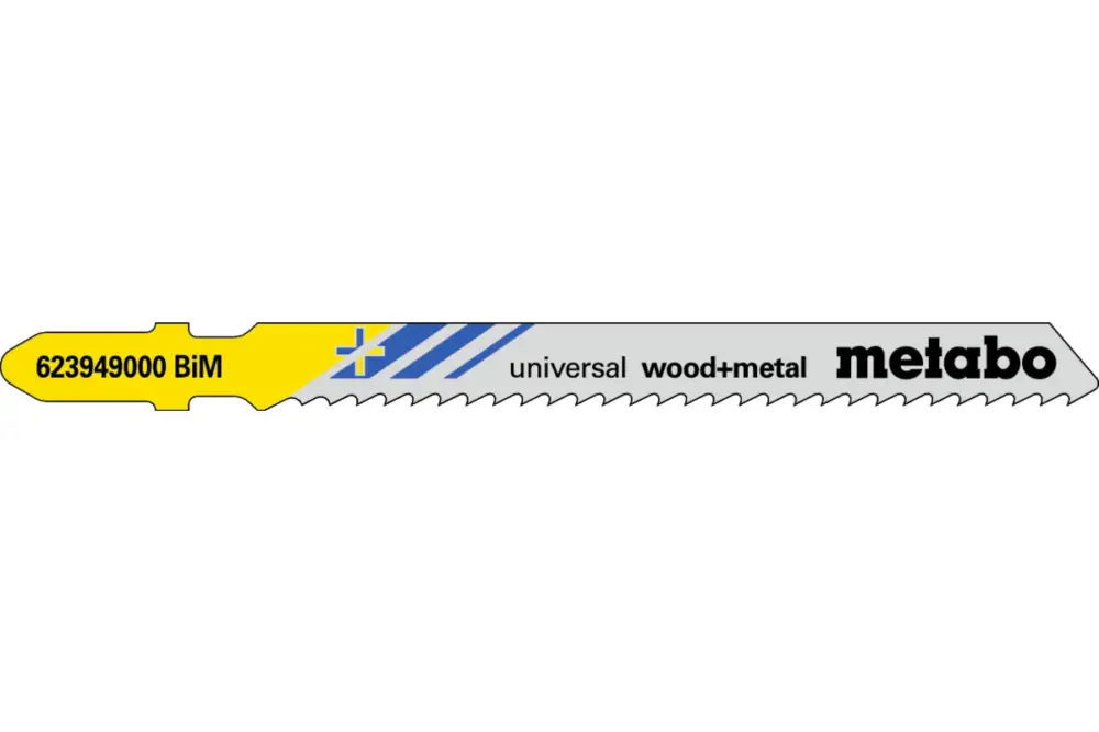 METABO 5 Stichsägeblätter "universal wood + metal" 90/ 2,5 mm 623949000 Markenware