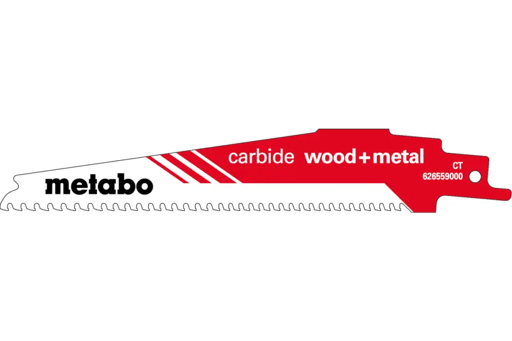 METABO Säbelsägeblatt "carbide wood + metal" 150 x 1,25 mm 626559000 Versand Am Gleichen Tag