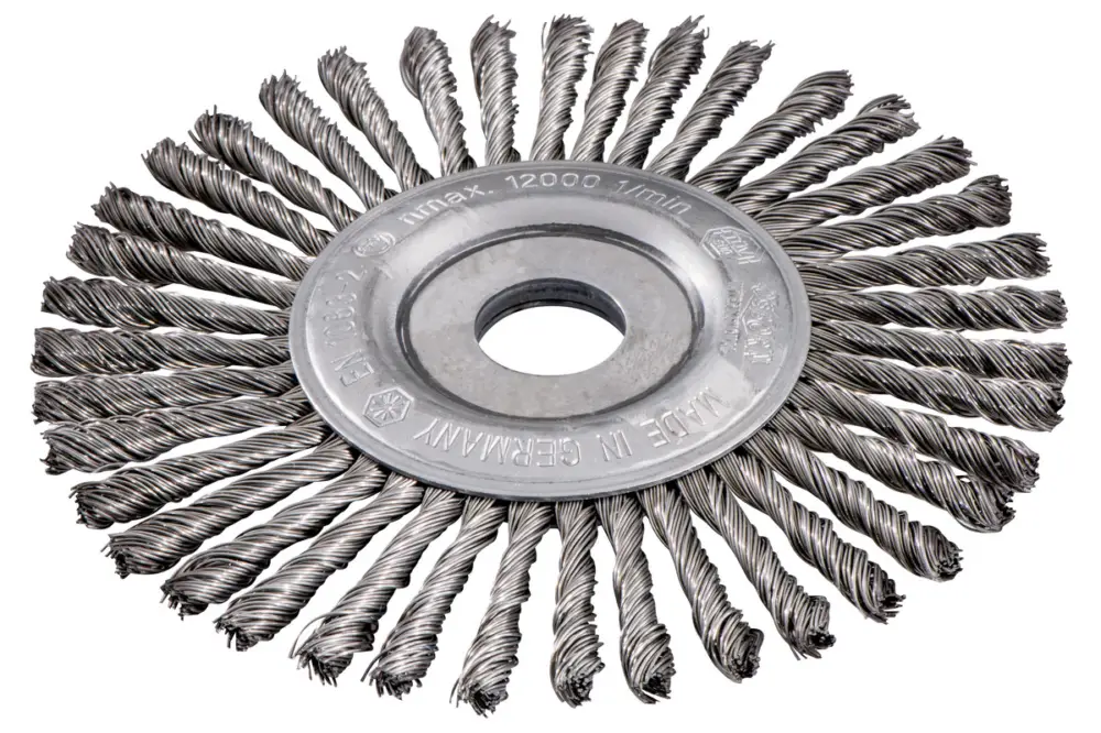 METABO Rundbürste 125x0,5x6 /22,23 mm, Stahl, gezopft 626815000 Preisreduziert