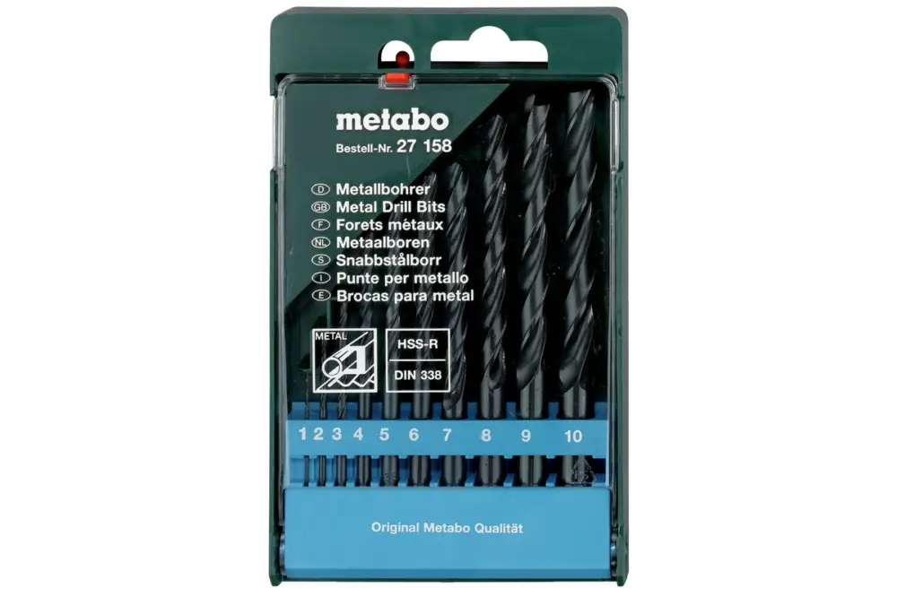 Sichere Zahlung METABO HSS-R-Bohrerkassette, 10-teilig 627158000