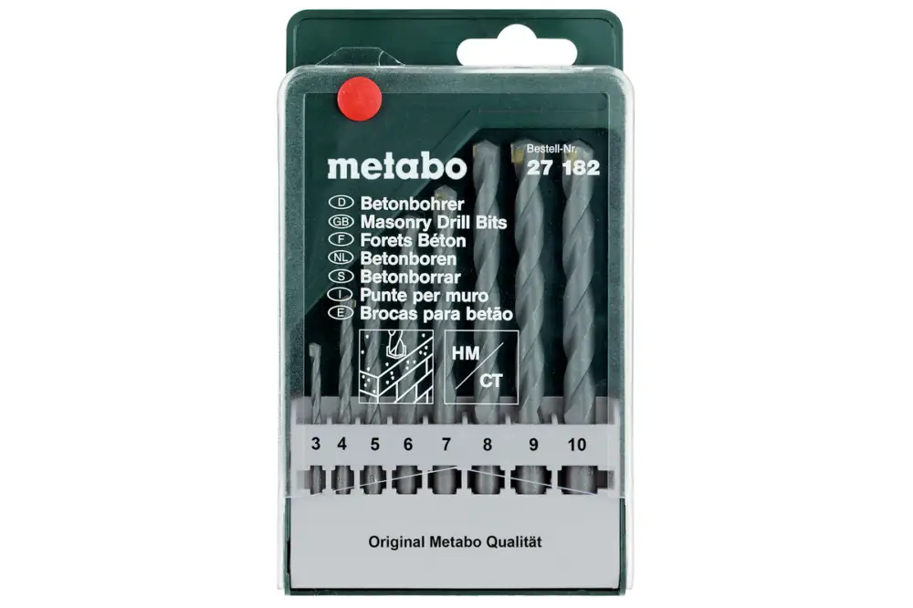 Billig METABO Beton-Bohrerkassette classic, 8-teilig 627182000