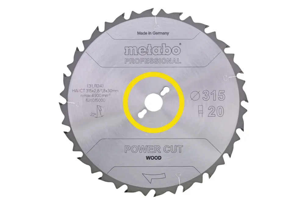 Preiswert METABO Sägeblatt "power cut wood - professional", 315x30, Z20 FZ 22° 628015000
