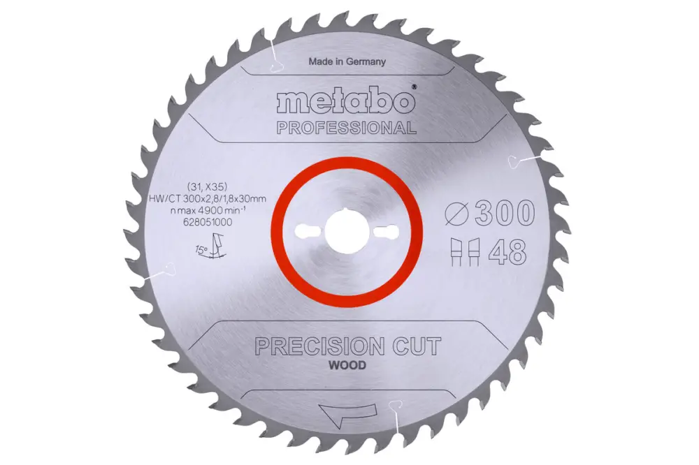 METABO Sägeblatt "precision cut wood - professional", 300x30, Z48 WZ 15° 628051000 Direktkauf