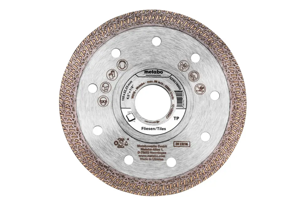 METABO Diamanttrennscheibe 115x22,23mm, "TP", Fliesen "professional" 628578000 Wochenendangebot