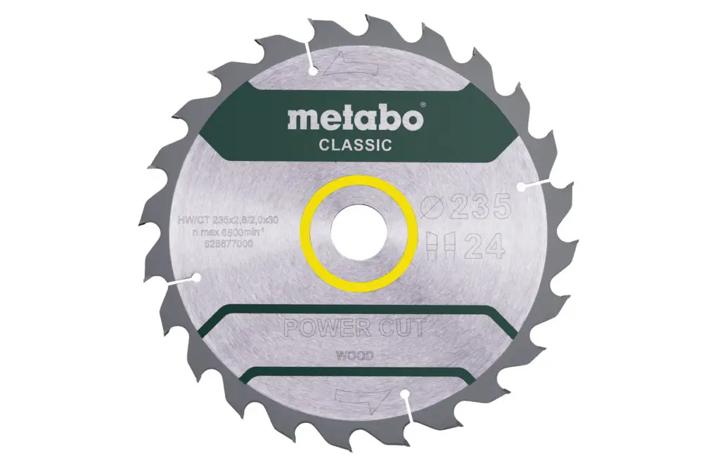 METABO Sägeblatt "power cut wood - classic", 235x30, Z24 WZ 18° /B 628678000 Direktkauf