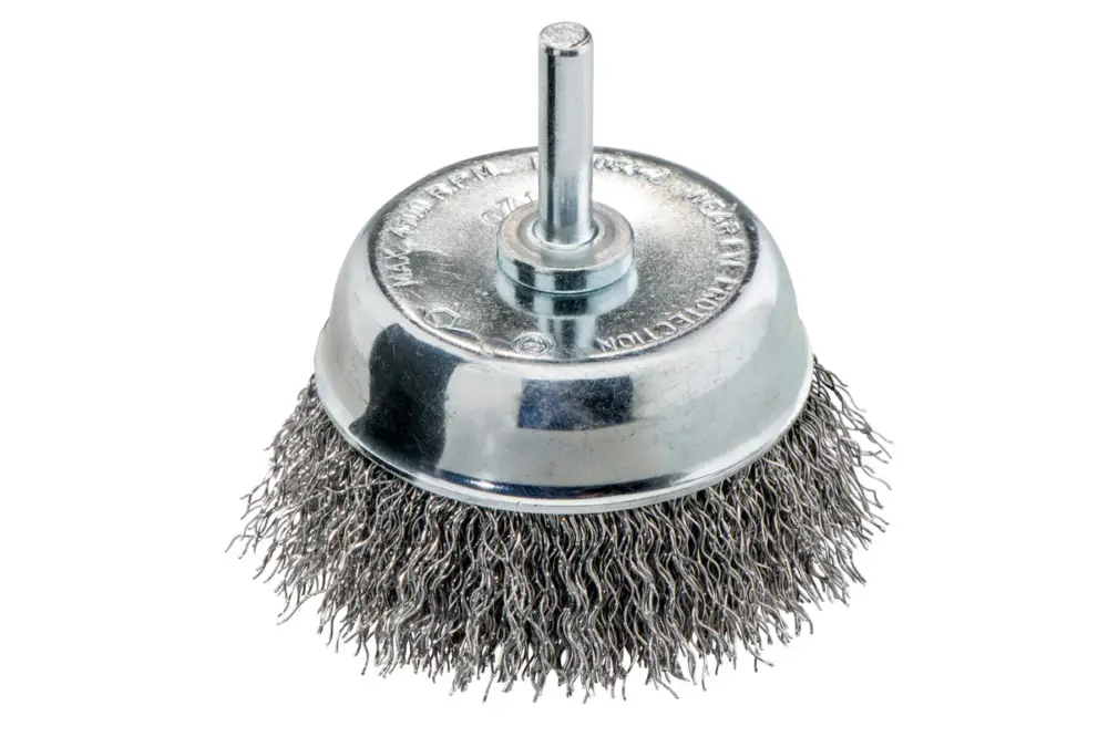 Neue Ware METABO Topfbürste 75x0,30 mm/ 6 mm, Stahl gewellt 630552000