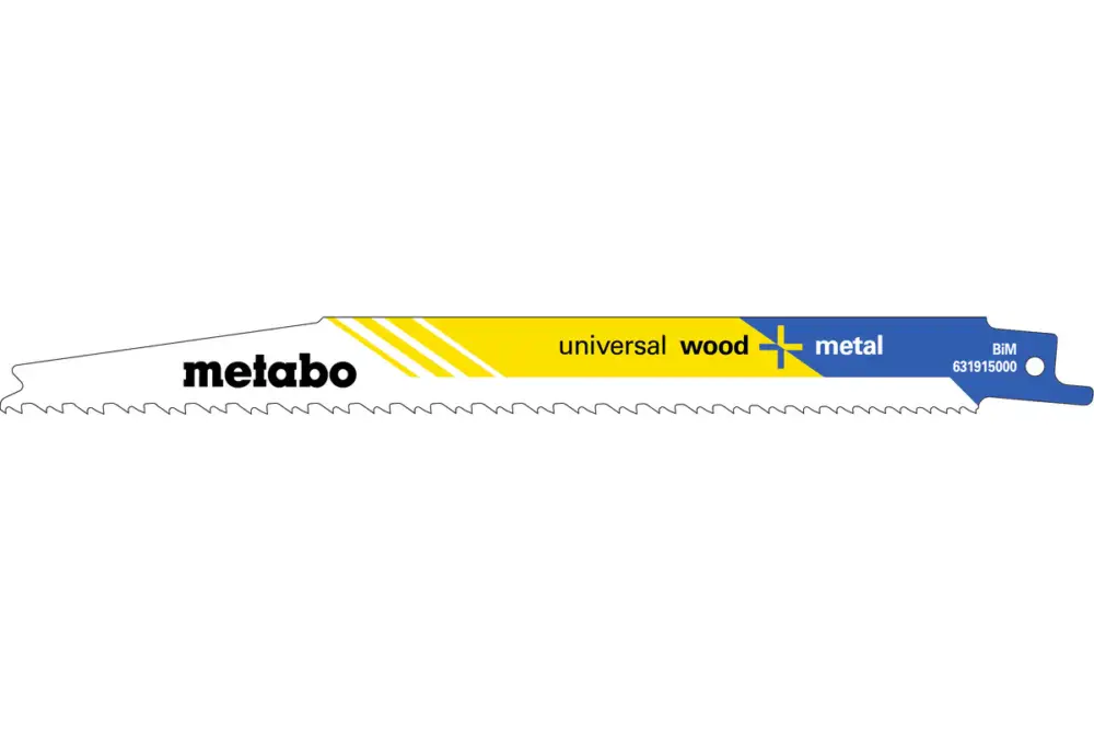 METABO 5 Säbelsägeblätter "universal wood + metal" 200 x 1,25 mm 631915000 Preisreduziert