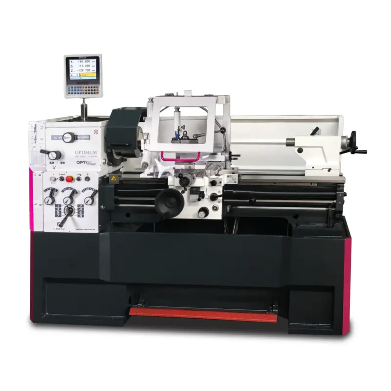 Billig Leit- und Zugspindeldrehmaschine Optimum OPTIturn TH 4210 3462050