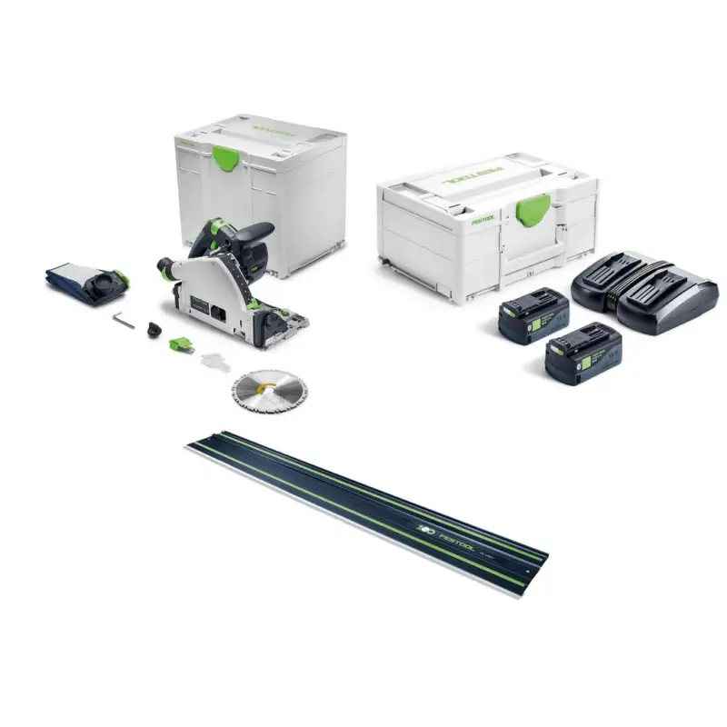 Festool Akku-Tauchsäge TSC 55 KSEB-Basic Nr. 577988 +Energie-Set+Führungsschiene Bestseller