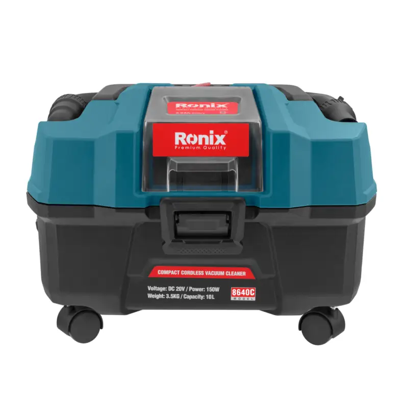 Top-Angebot Ronix Kompakt Akku Sauger 15L 20 V DC 150 W 4,27 kg solo für Makita 18 V 8640C