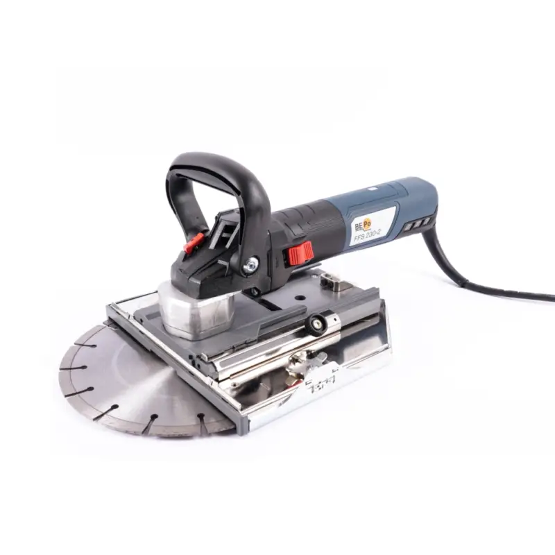 Saisonangebot Bepo Montagefräse FFS 230-2 inkl Trennscheibe 230 mm im Holzkoffer