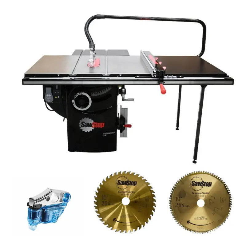 SawStop Tischkreissäge PCS31230-EU-52-ODC K Kartusche Titanium Sägeblätter Wochenendangebot